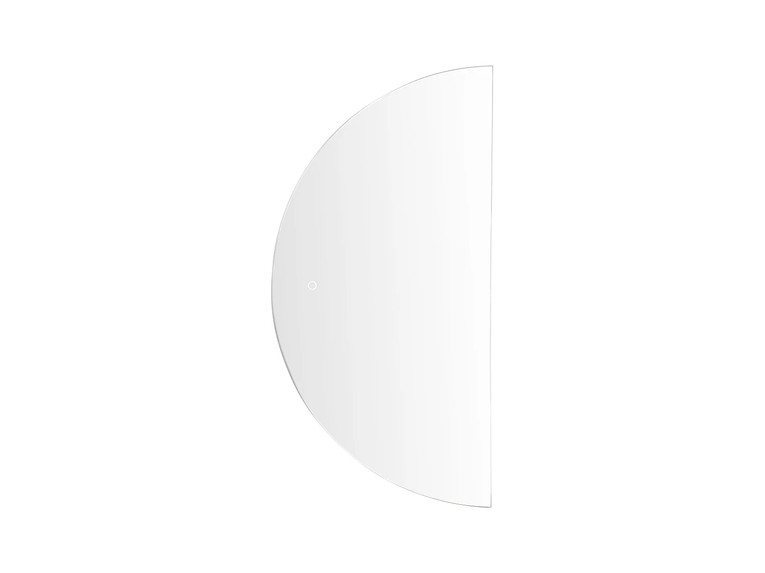 Miroir de salle de bain LED LOUE 50 cm 100 cm Argenté
