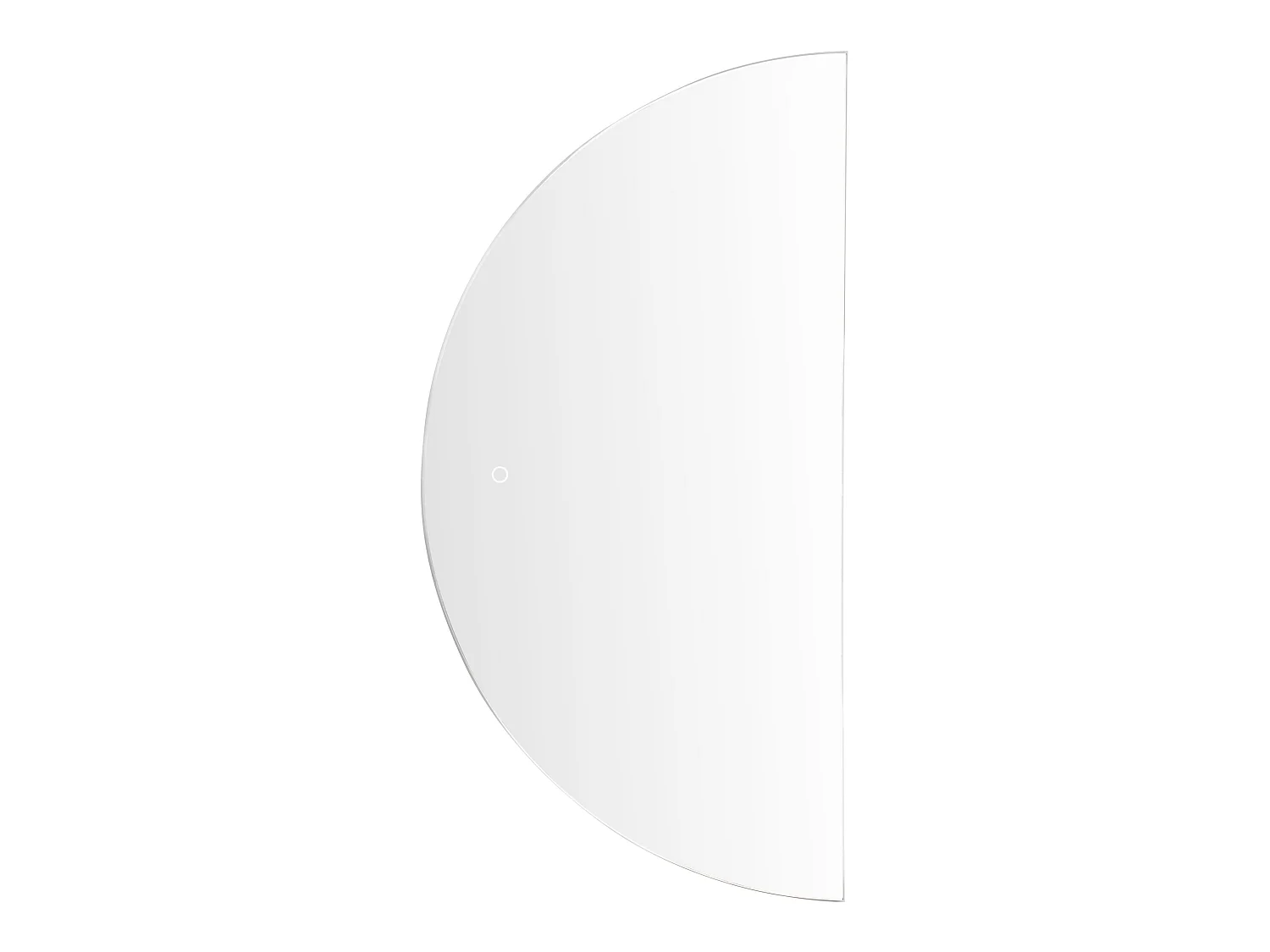Miroir de salle de bain LED LOUE 50 cm 100 cm Argenté