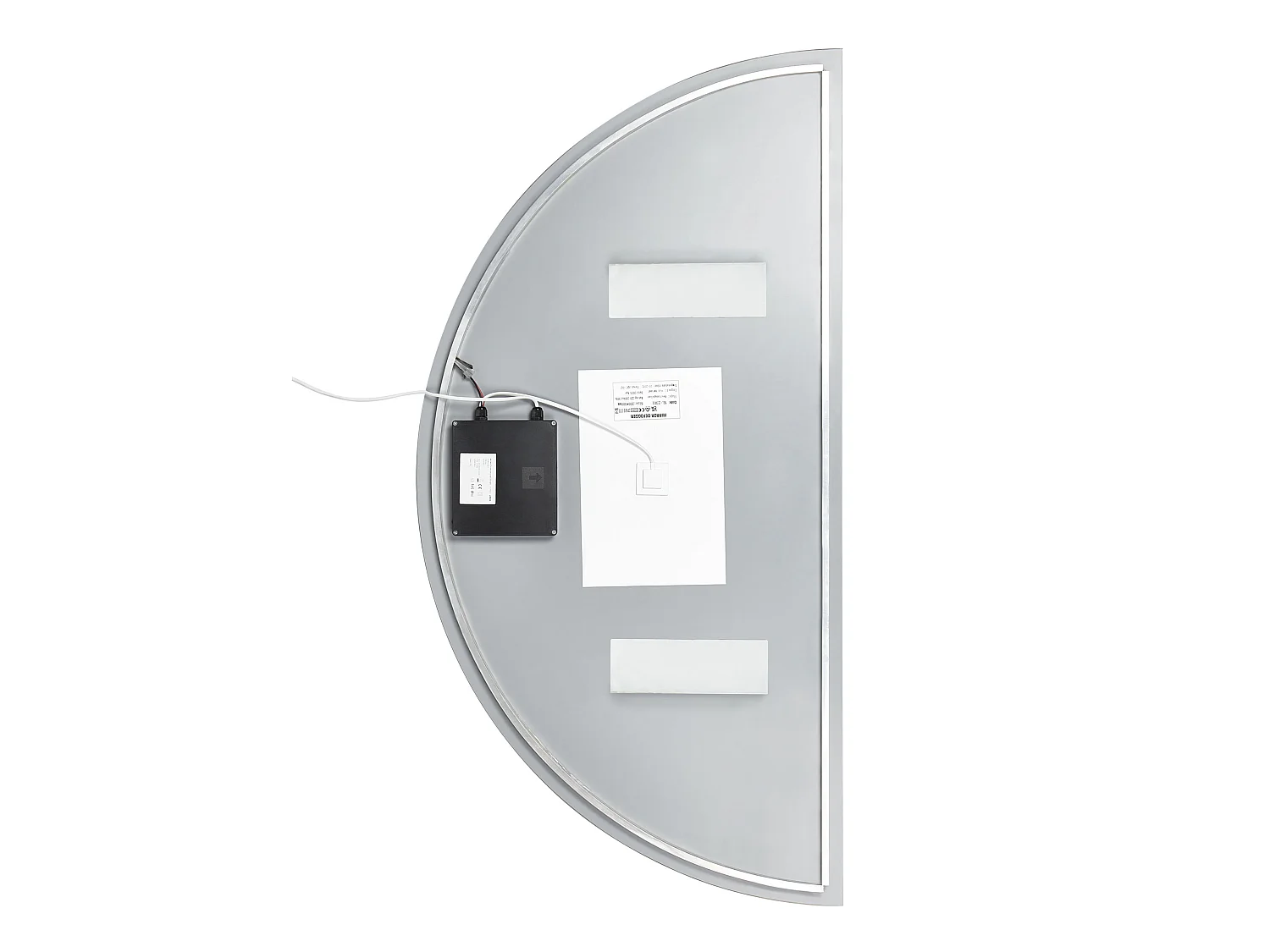 Miroir de salle de bain LED LOUE 50 cm 100 cm Argenté