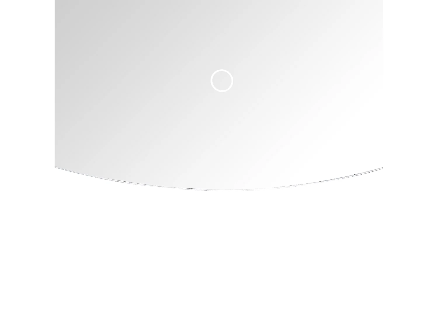 LED-Badezimmer-Spiegel LOUE 50 cm 100 cm Silber