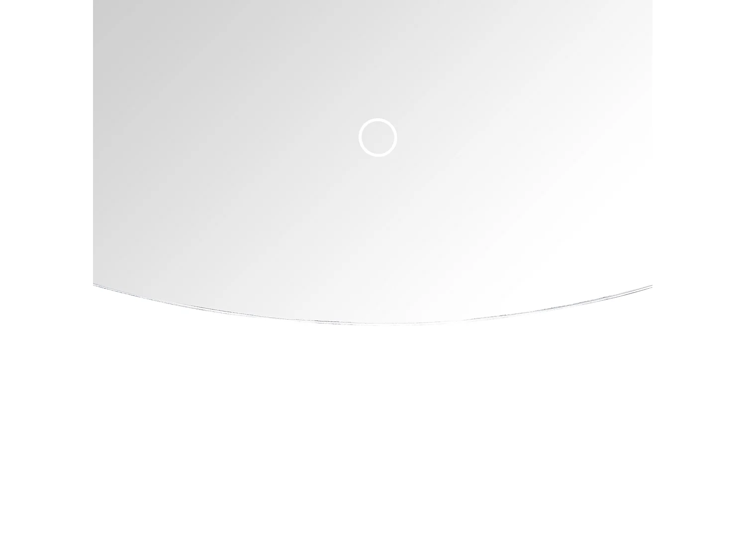 Miroir de salle de bain LED LOUE 60 cm 120 cm Argenté