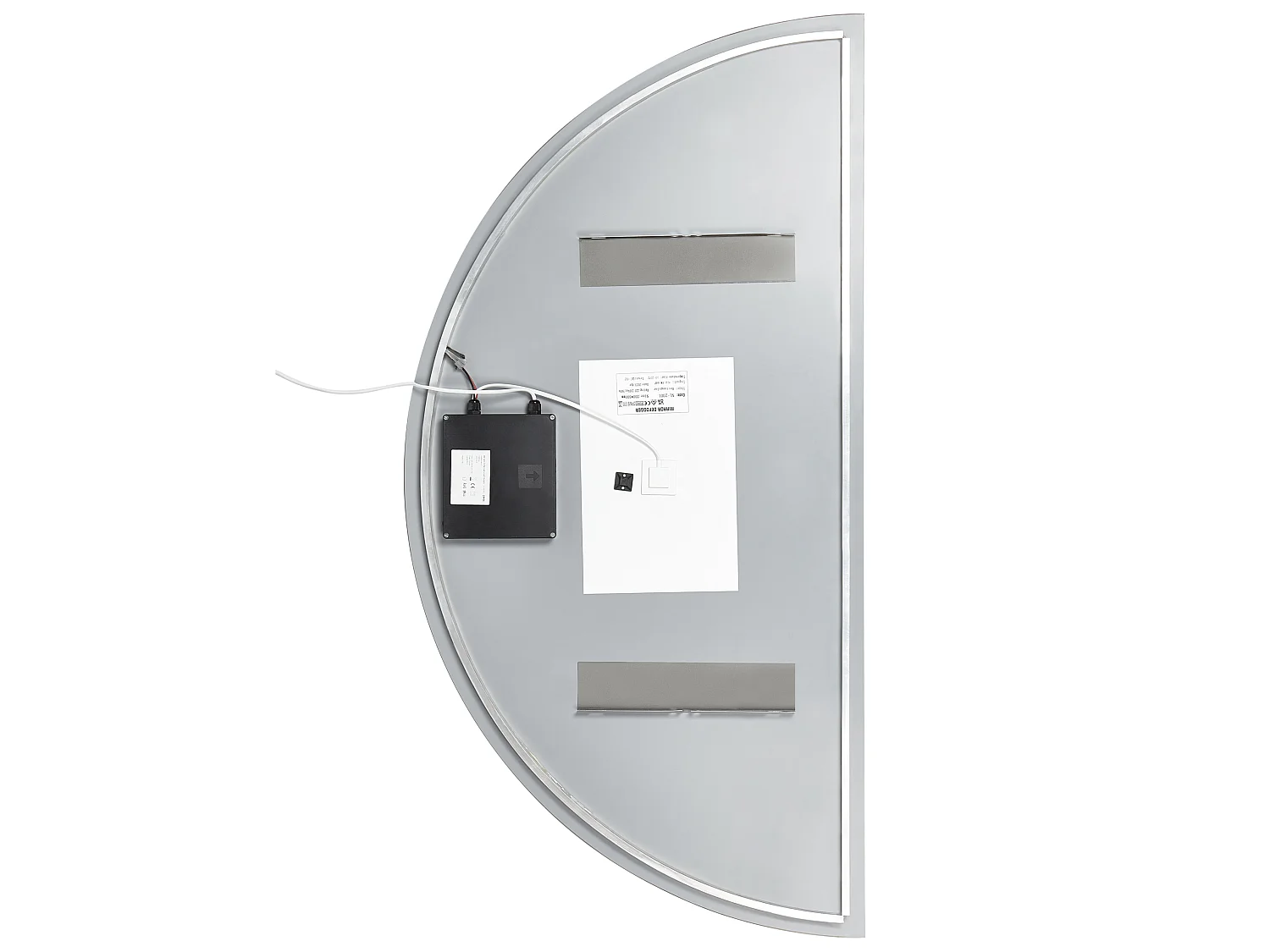 LED-Badezimmer-Spiegel LOUE 60 cm 120 cm Silber