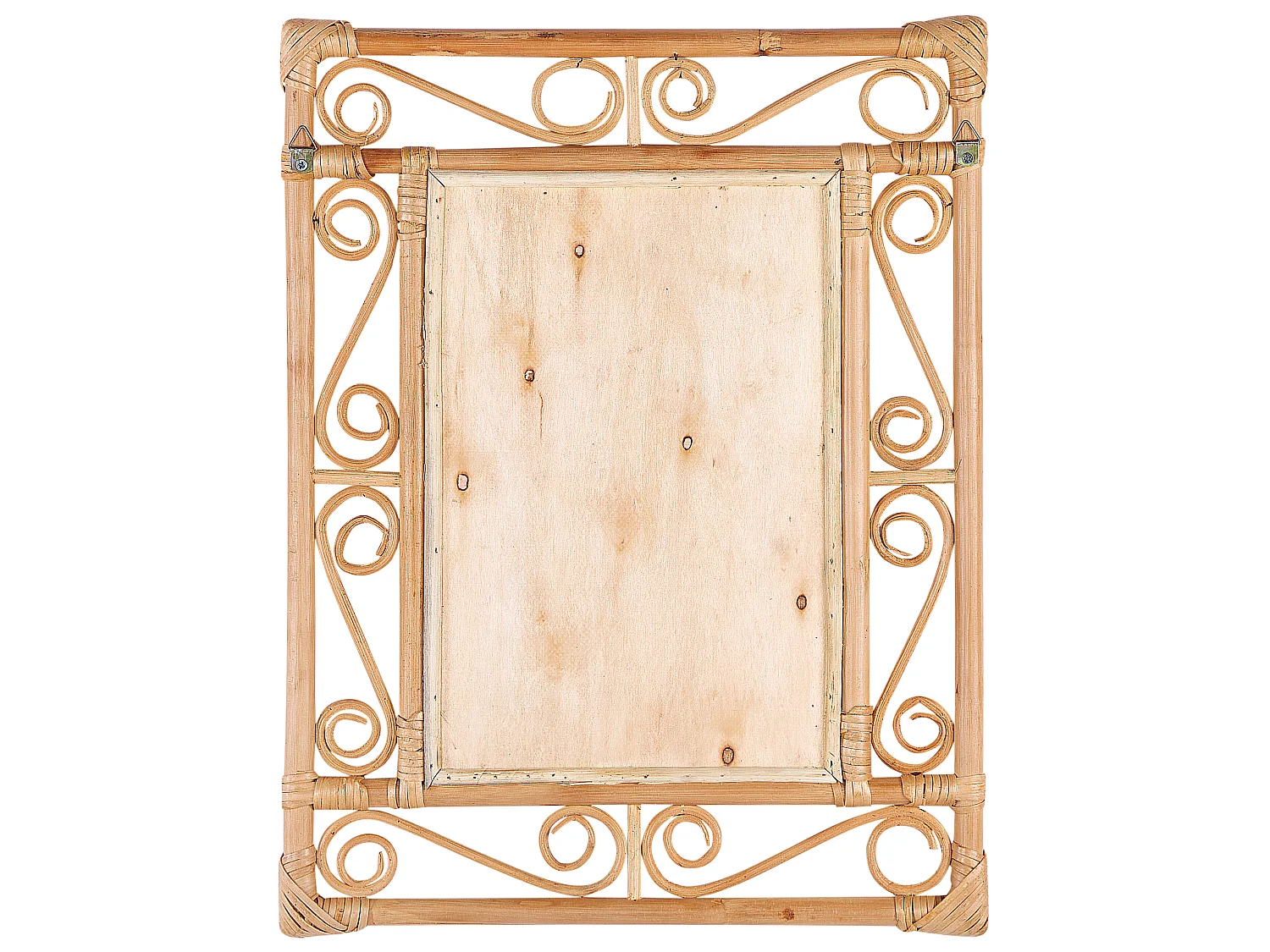 Miroir AMANU 41 cm 52 cm Rotin Naturel