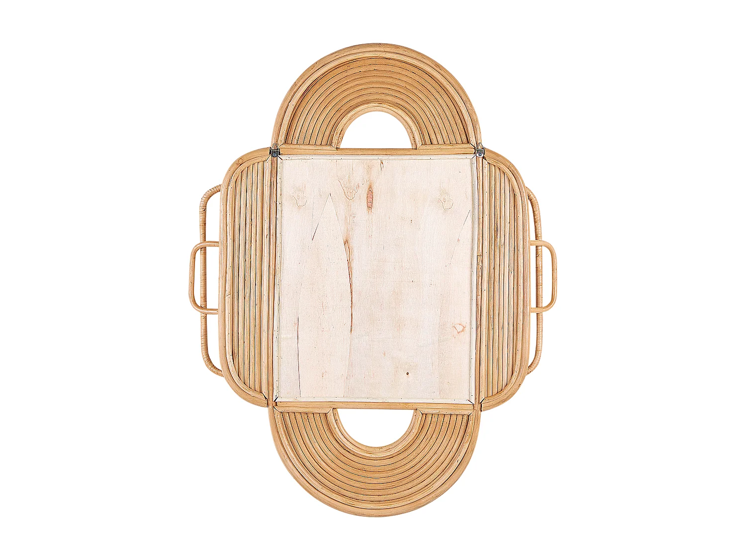 Espelho ALCORN 70 cm 90 cm Rattan Natural