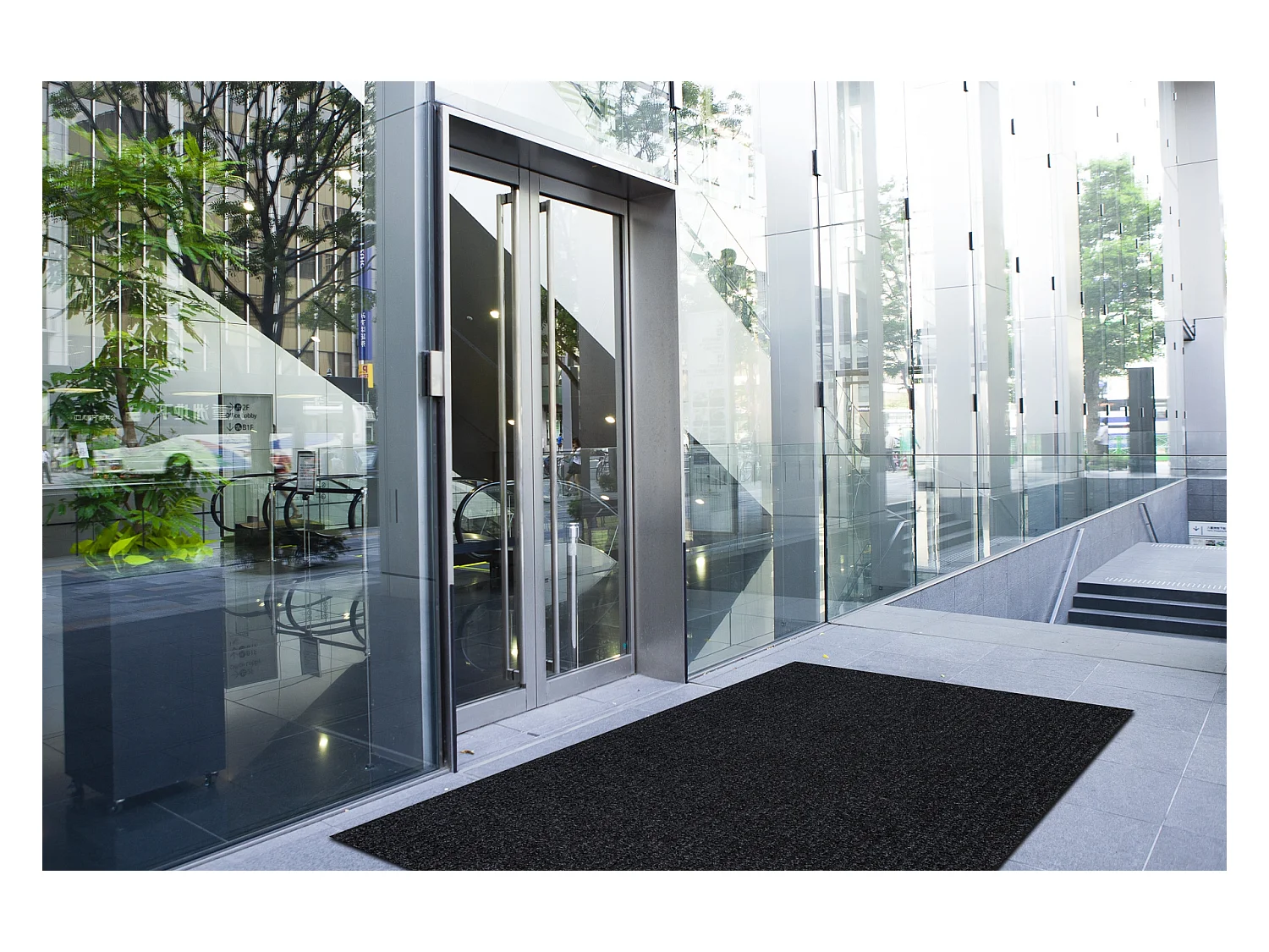 Ruitenwisser anti slip GIN 2057 liverpool extern, intern, op een rubbe 120x430 cm