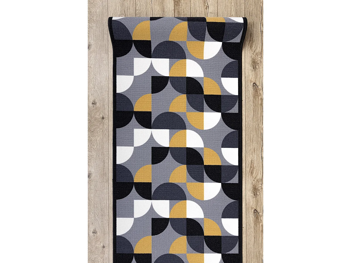 TAPIS DE COULOIR antidérapant NEW DECO gris 80x120 cm