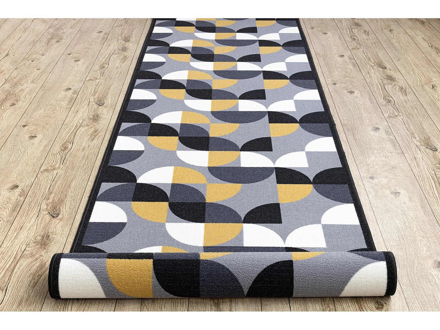 TAPIS DE COULOIR antidérapant NEW DECO gris 80x120 cm