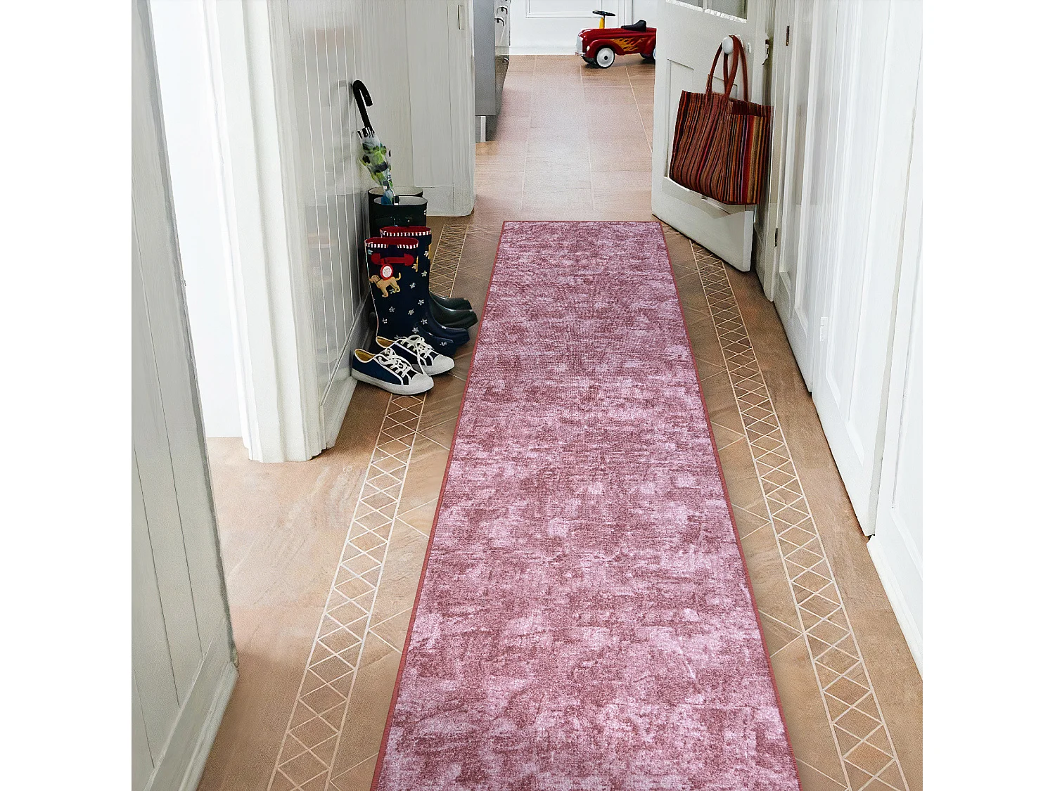 Tapis de couloir SOLID pâle 60 BÉTON  120x330 cm