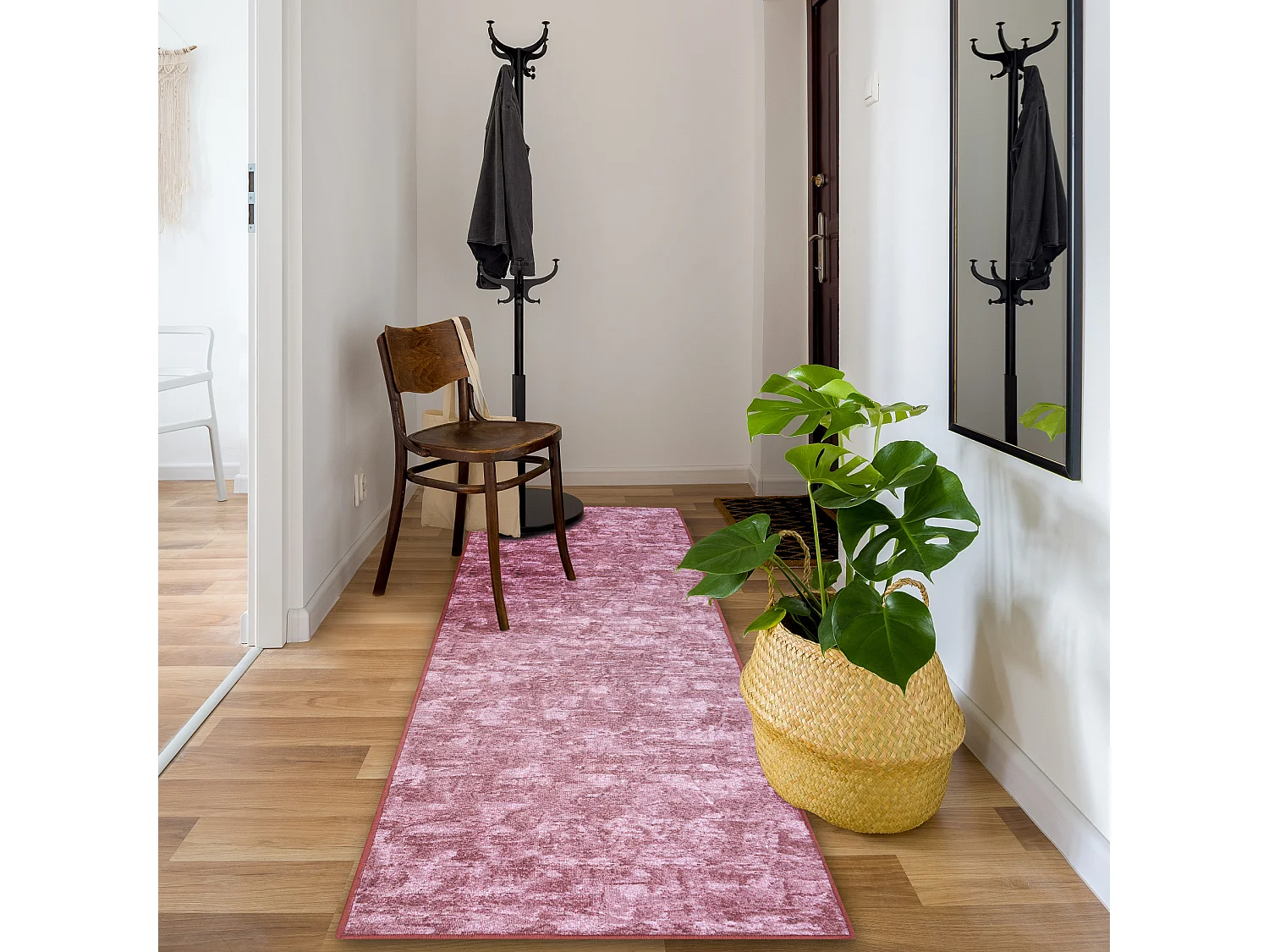 Tapis de couloir SOLID pâle 60 BÉTON  120x330 cm