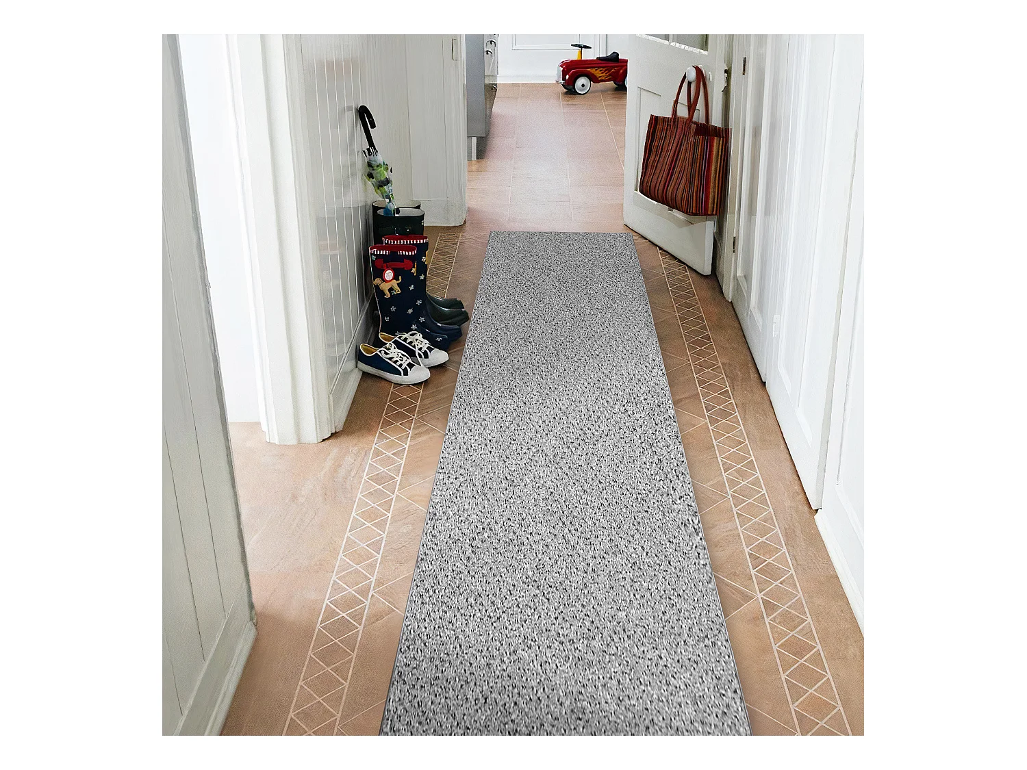 Vloerbekleding TRAFFIC grijskleuring 930 AB 120x370 cm