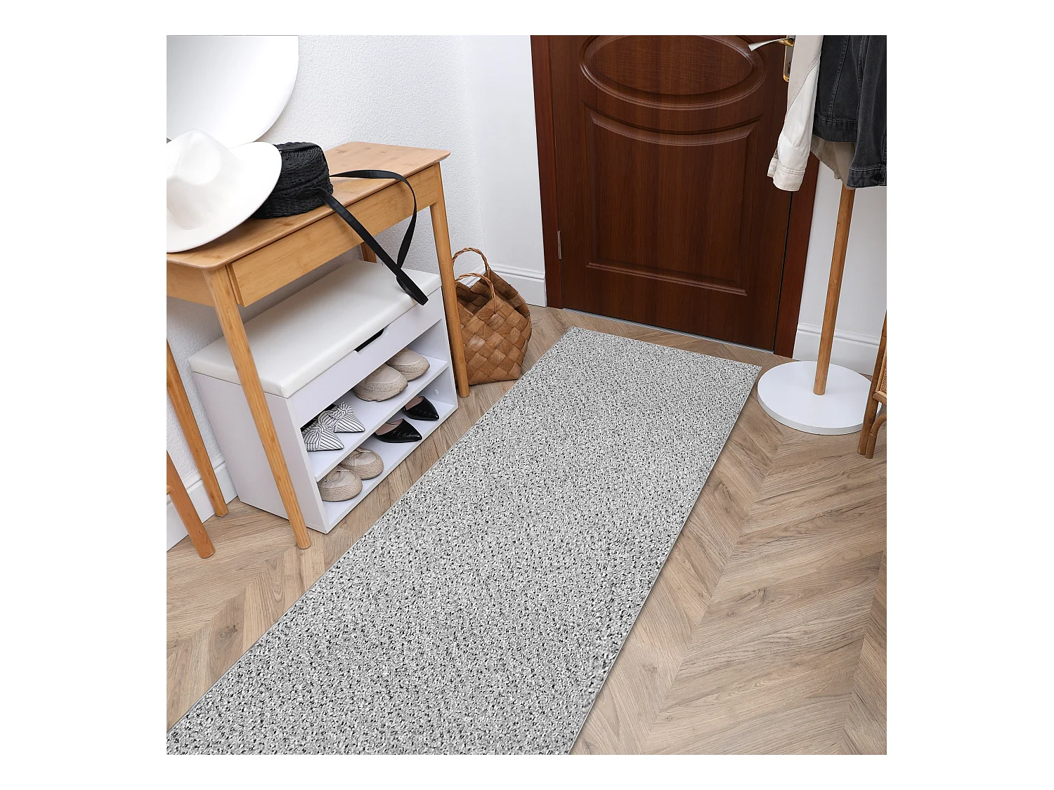 Vloerbekleding TRAFFIC grijskleuring 930 AB 120x370 cm