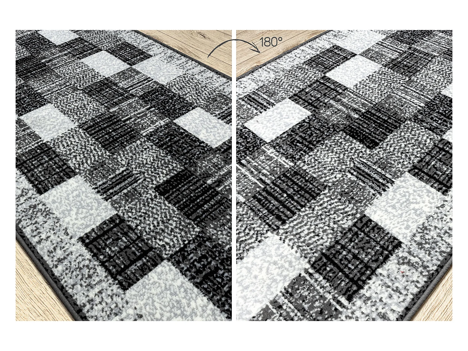 Vloerbekleding BCF RAFIA grijskleuring 120x850 cm