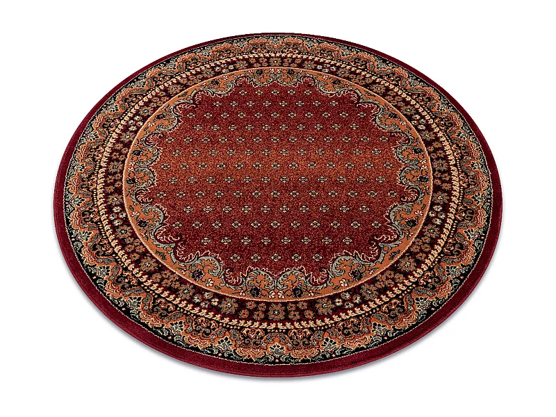 Tapis en laine POLONIA cercle BARON bourgogne cercle 135 cm