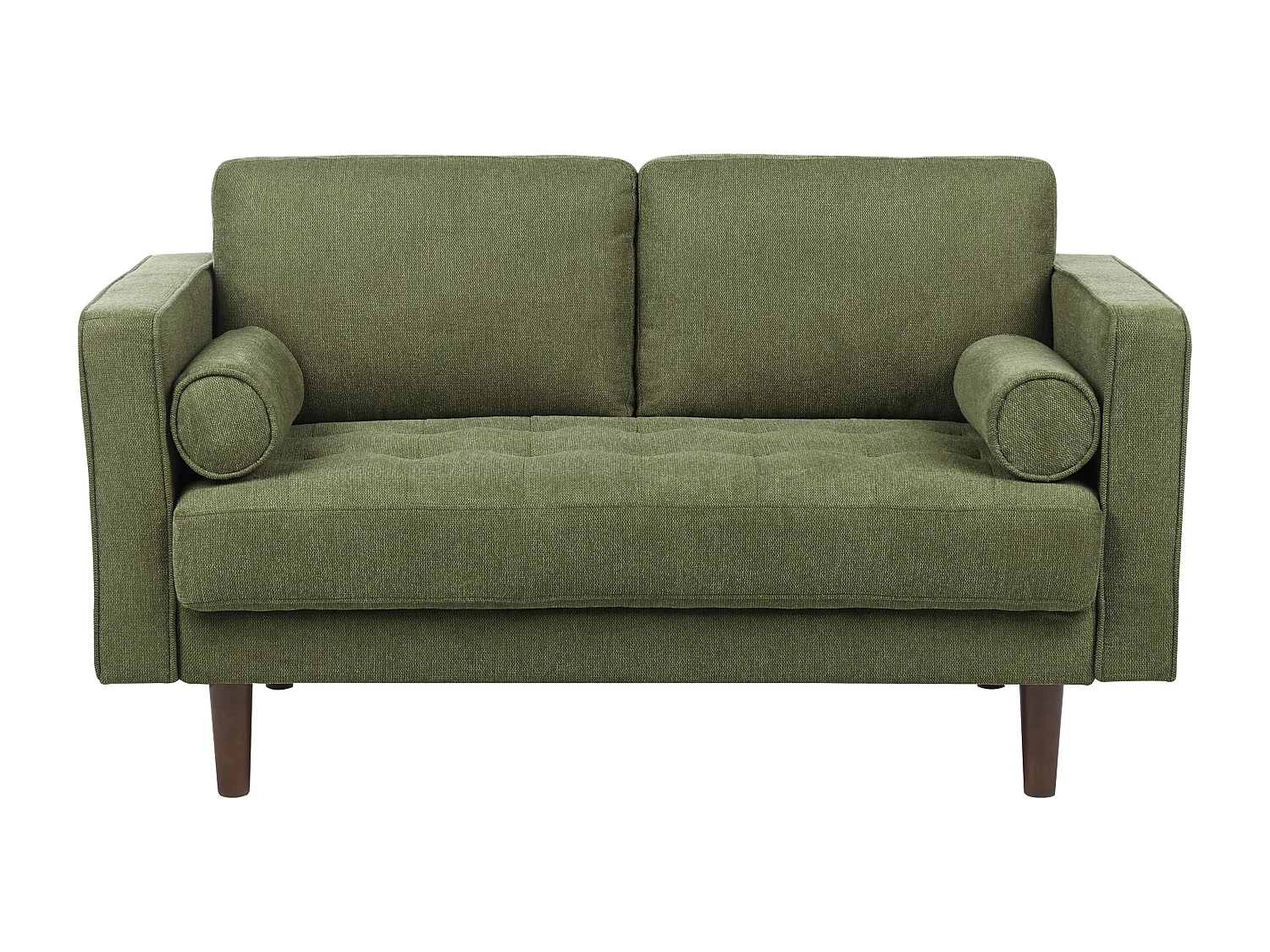 Canapé 2 places NURMO Tissu Vert foncé