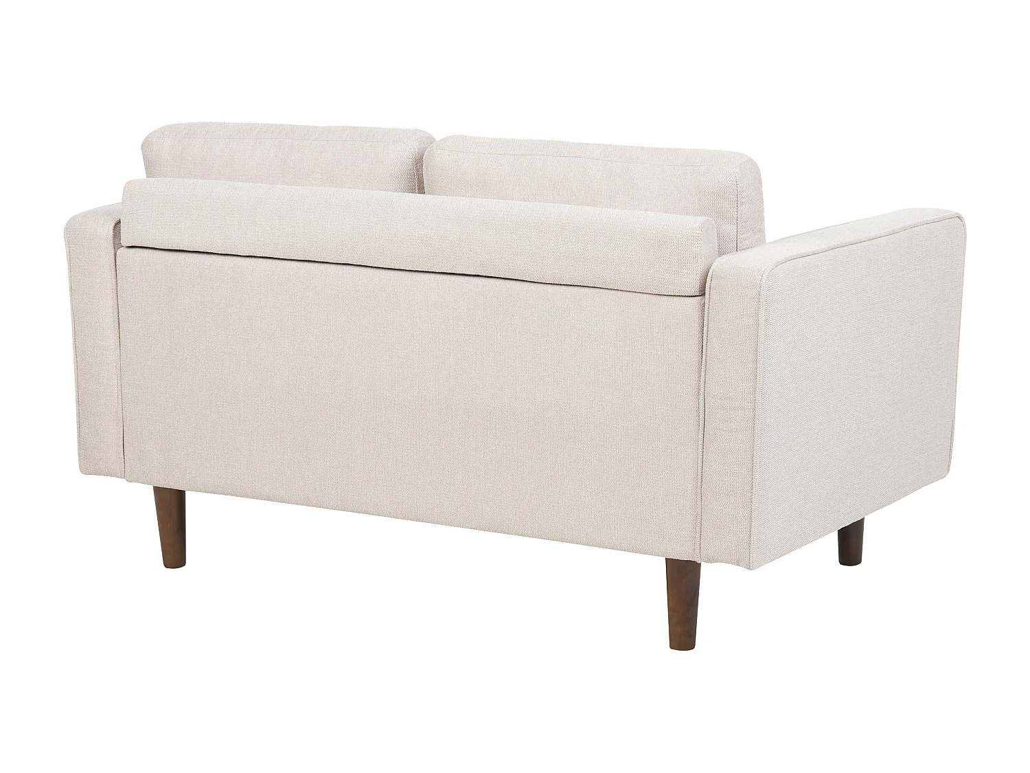 Canapé 2 places NURMO Tissu Beige clair