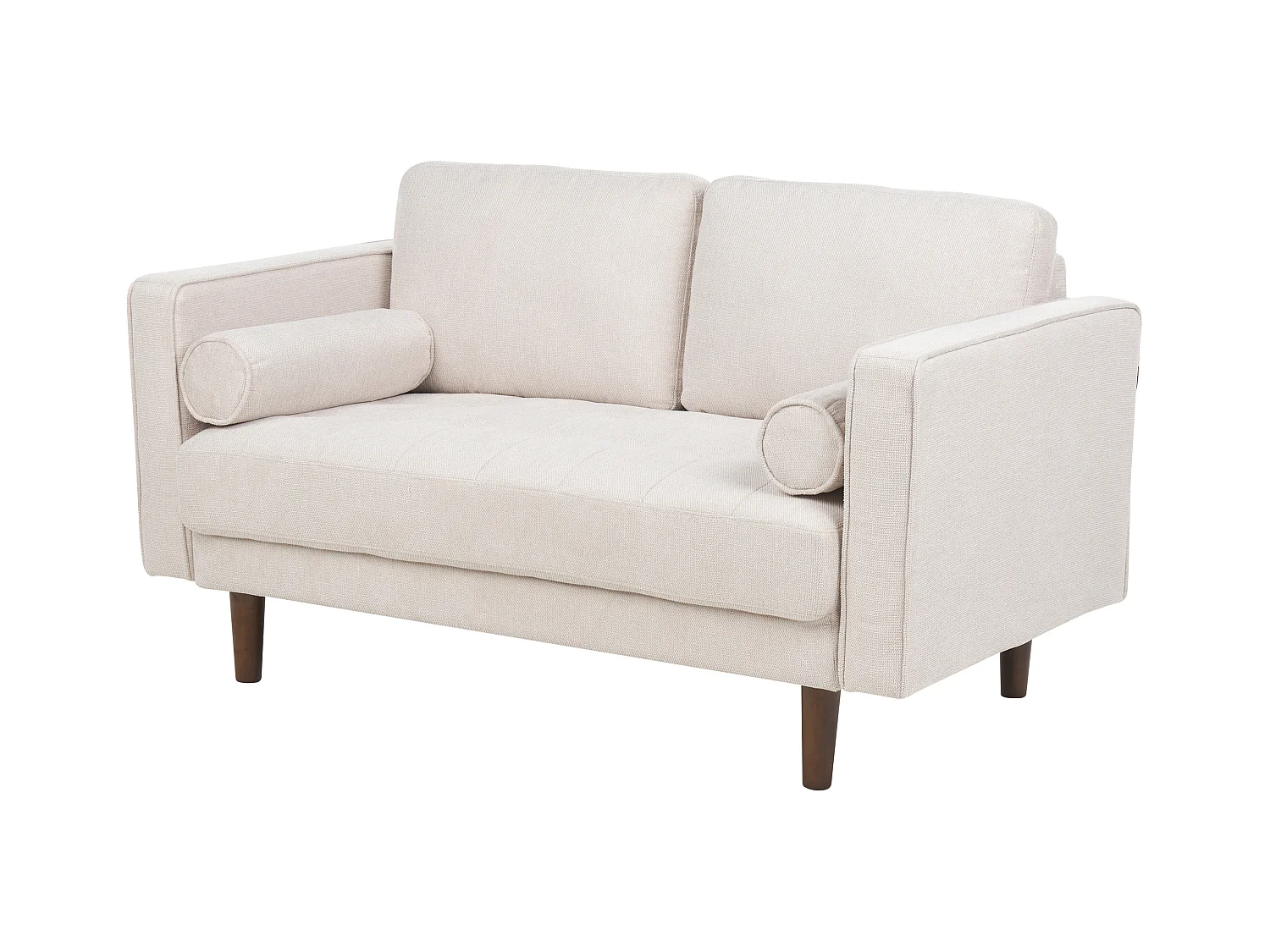 Canapé 2 places NURMO Tissu Beige clair