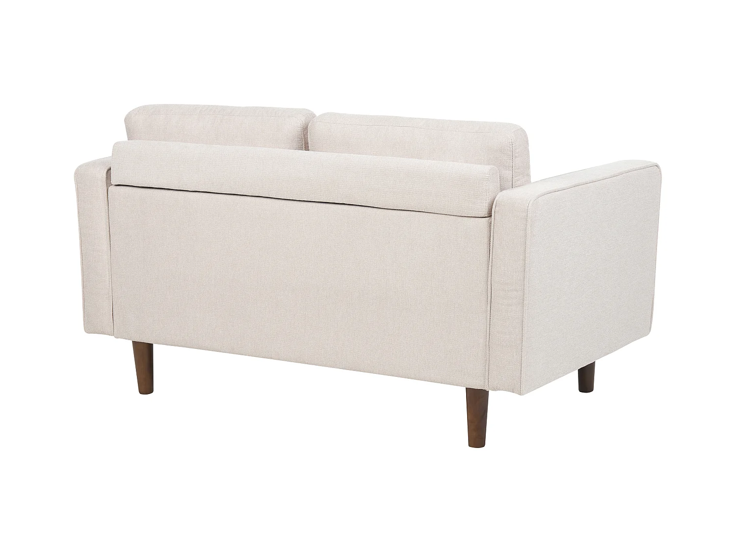 Canapé 2 places NURMO Tissu Beige clair