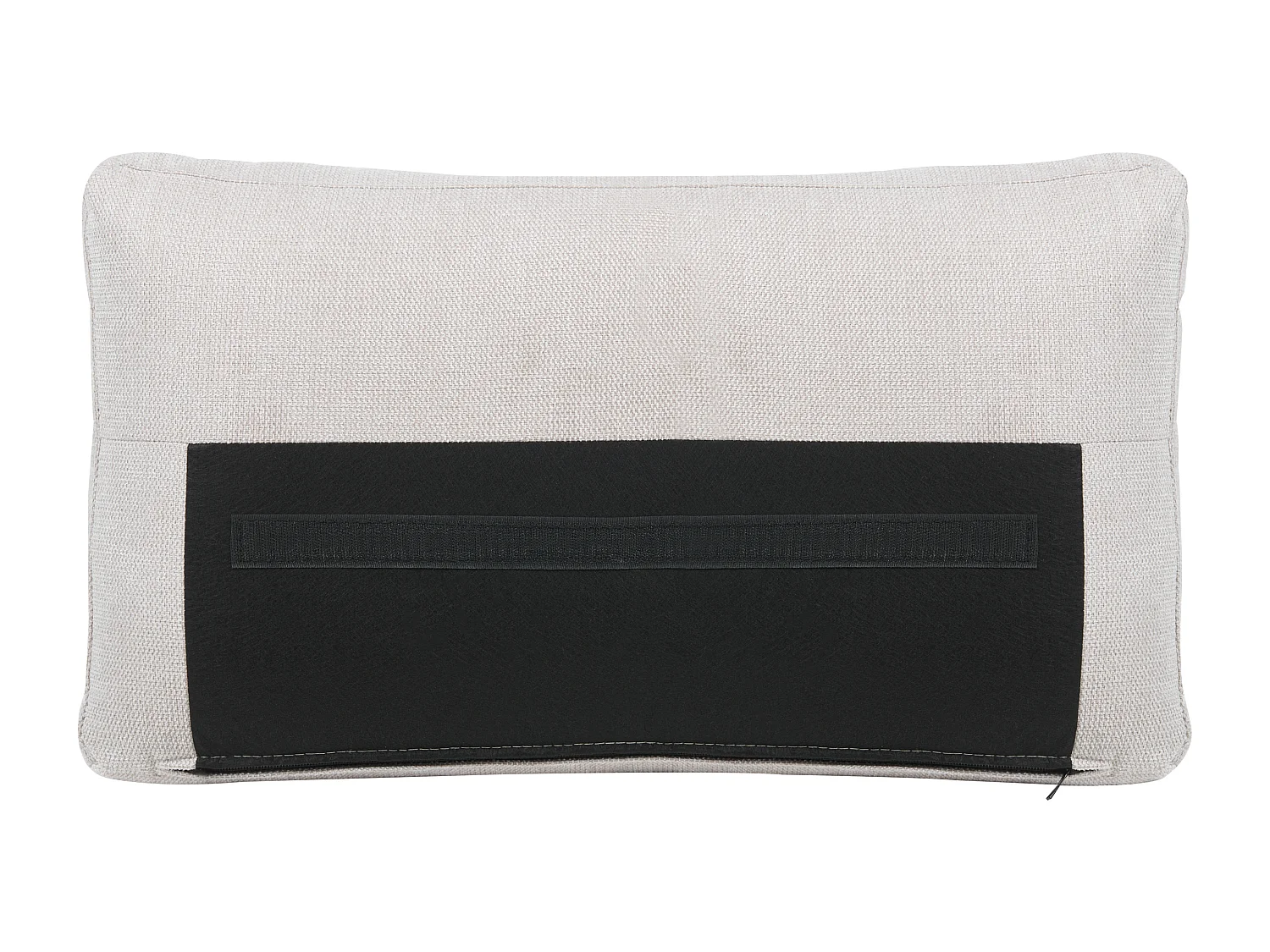 Sofa NURMO Stoff Hellbeige 2-Sitzer