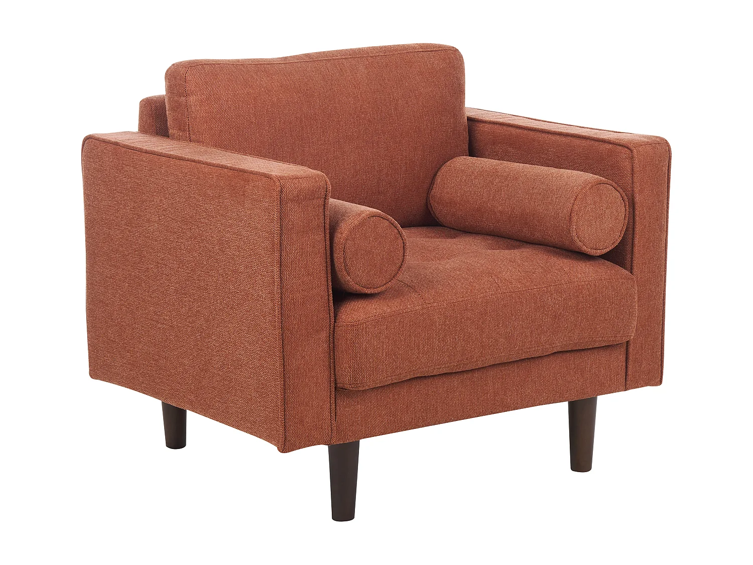 Poltrona NURMO Tessuto Marrone dorato