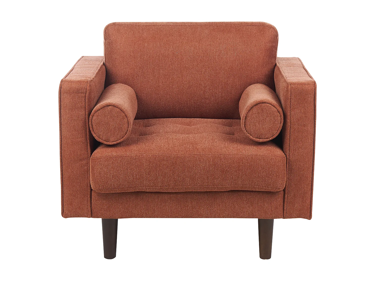 Poltrona NURMO Tessuto Marrone dorato