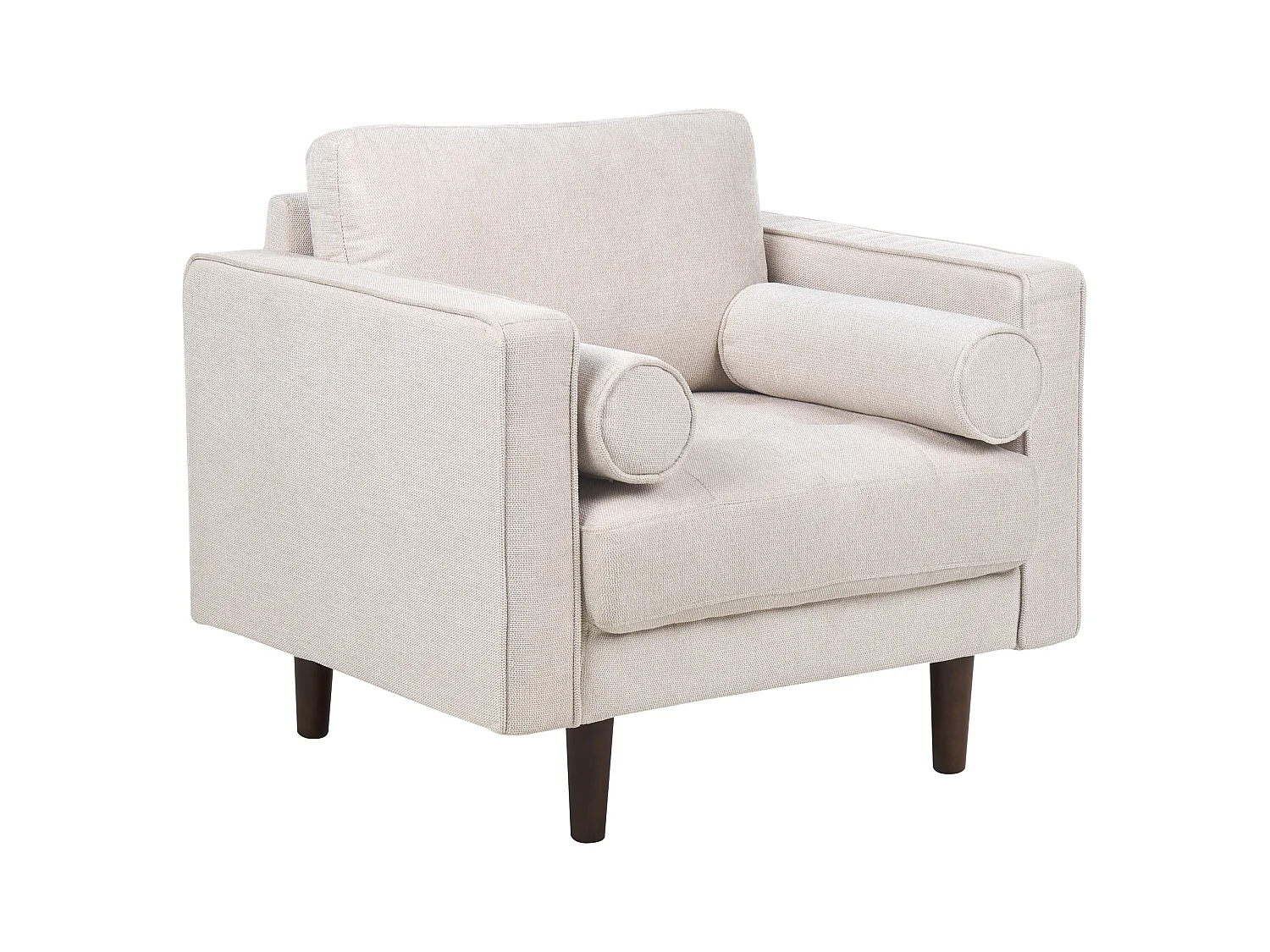 Fauteuil NURMO Tissu Beige clair