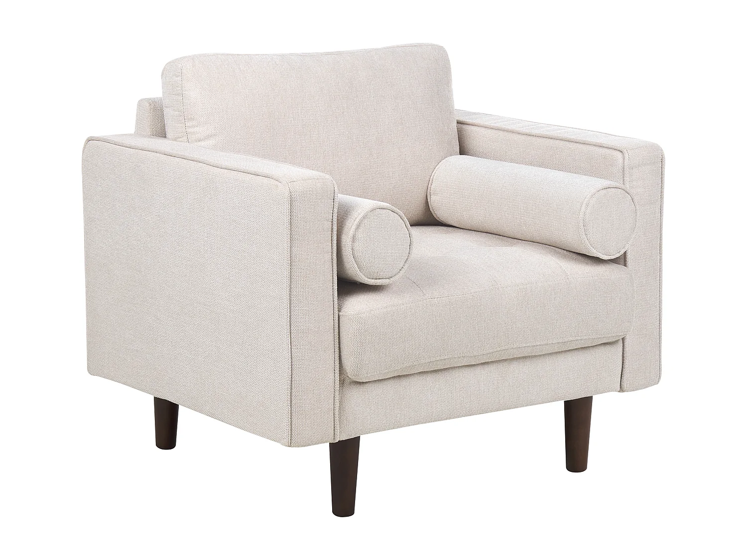 Fauteuil NURMO Tissu Beige clair