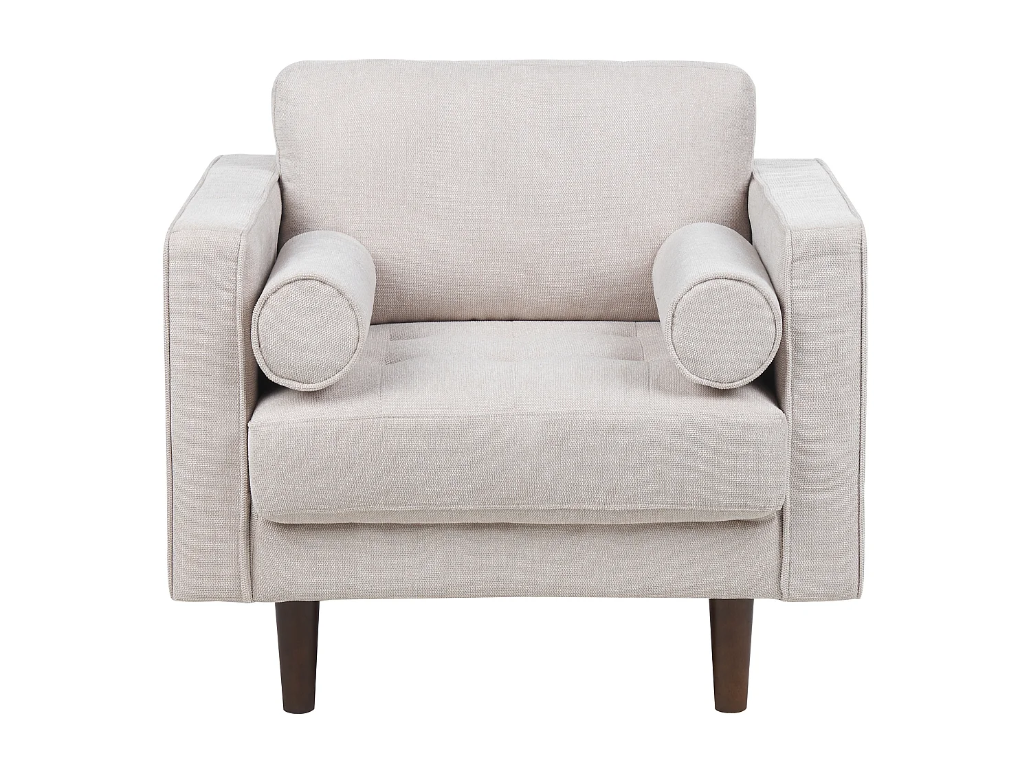 Fauteuil NURMO Tissu Beige clair