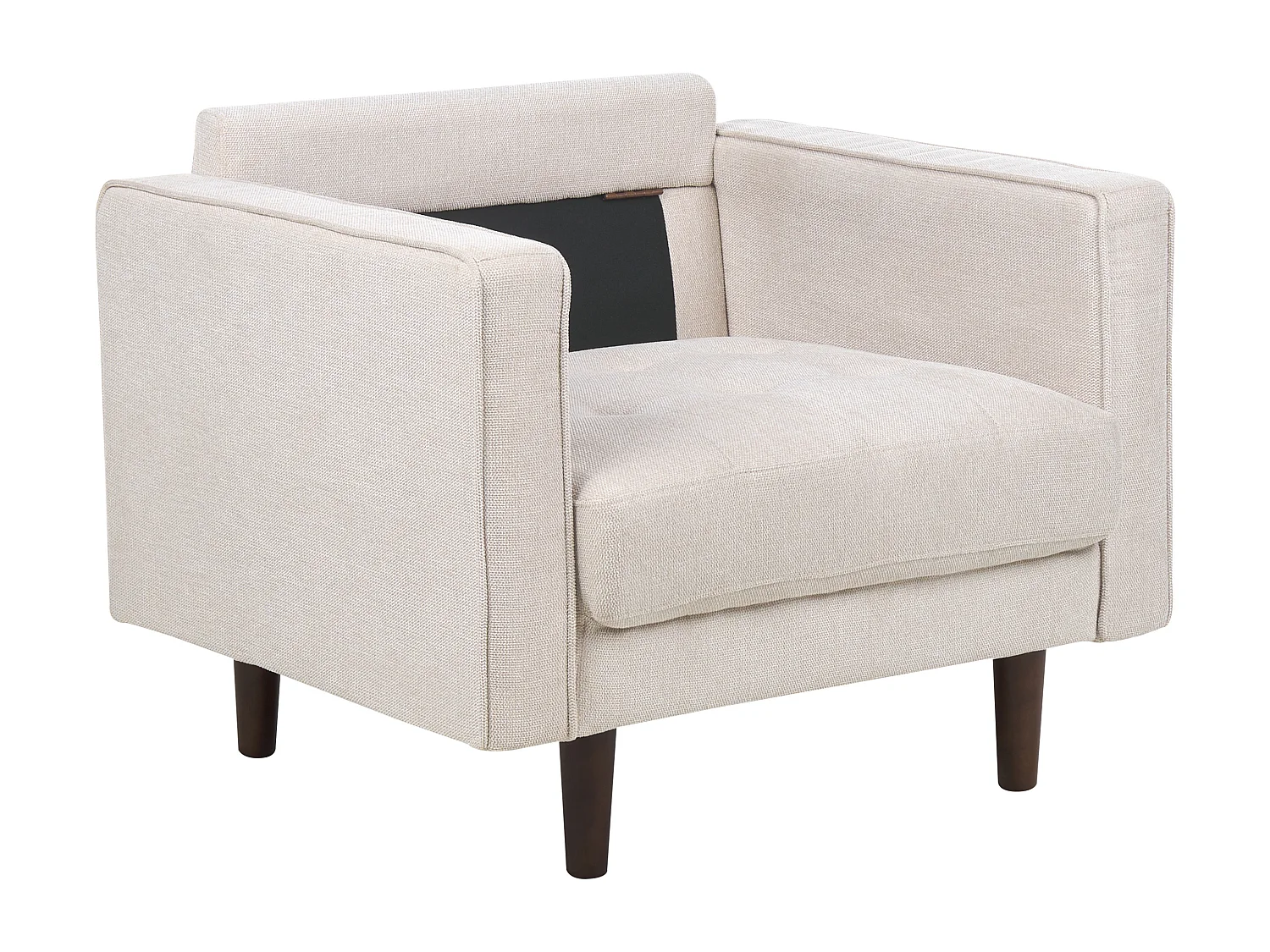 Fauteuil NURMO Tissu Beige clair