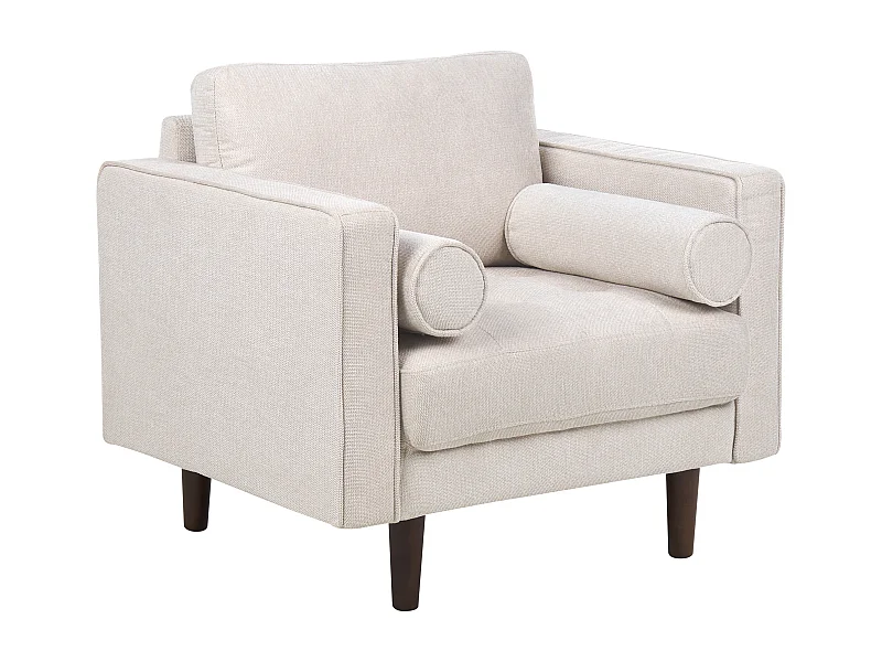 Fauteuil NURMO Tissu Beige clair