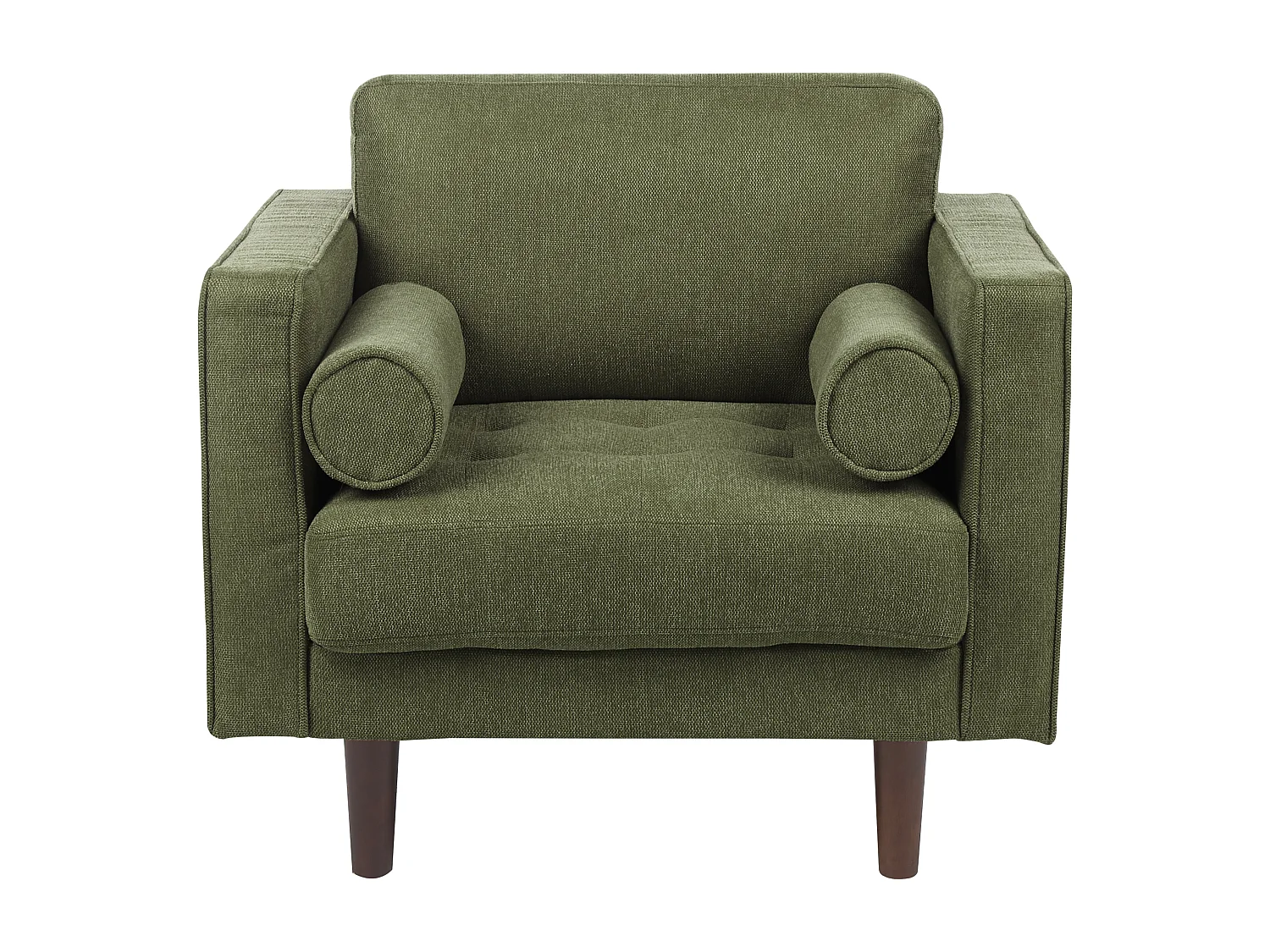 Poltrona NURMO Tessuto Verde scuro