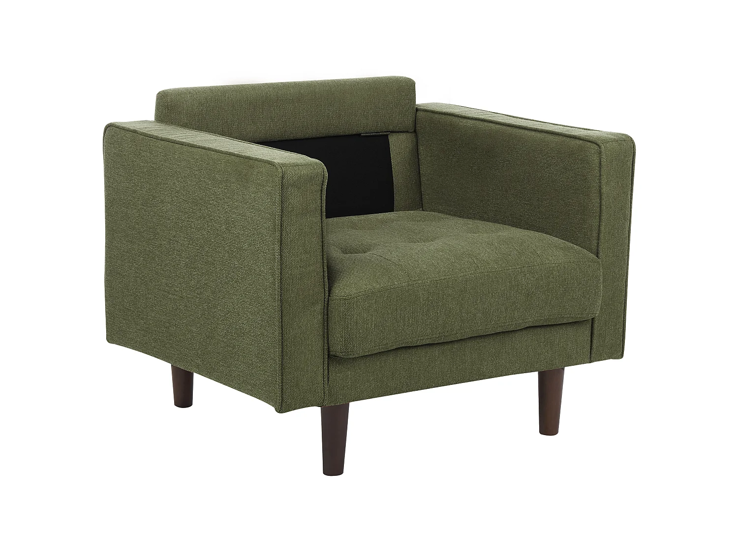 Fauteuil NURMO Tissu Vert foncé