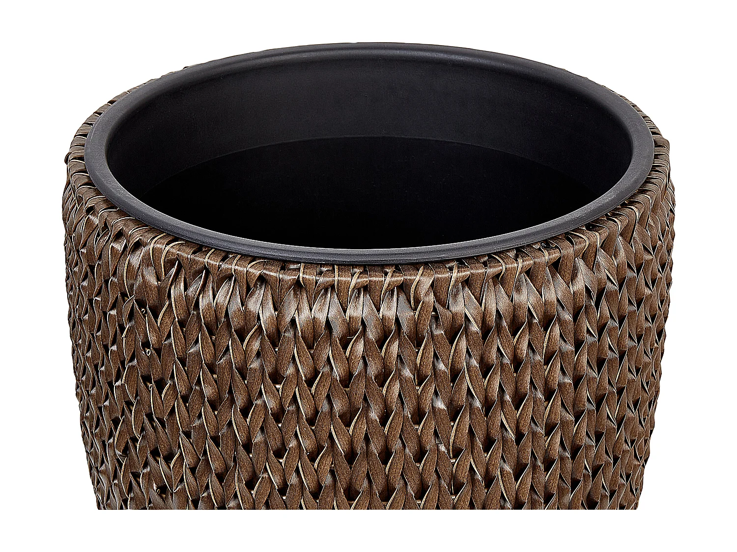 Lot de 3 pots de fleurs BERBERIS 34/45 cm Marron foncé