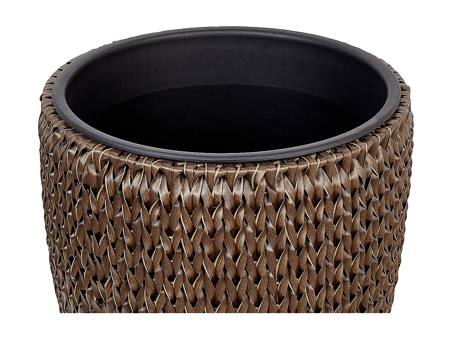 Lot de 3 pots de fleurs BERBERIS 34/45 cm Marron foncé