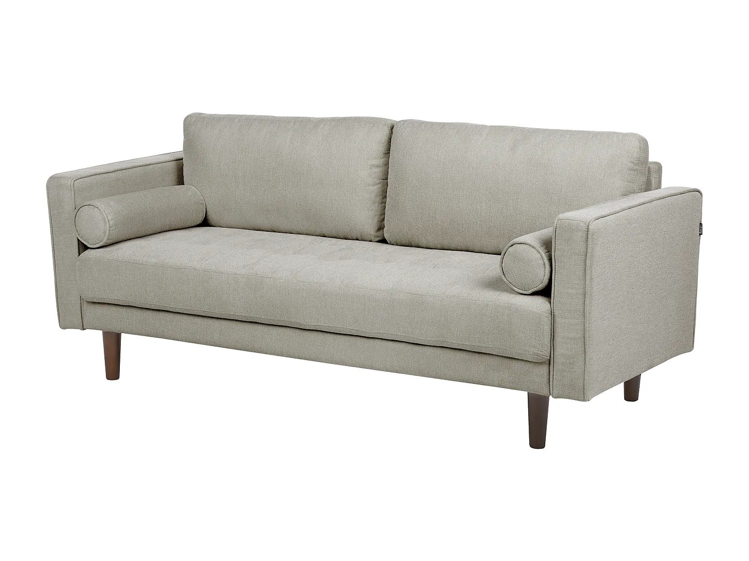 Sofa NURMO Stoff Taupe 3-Sitzer