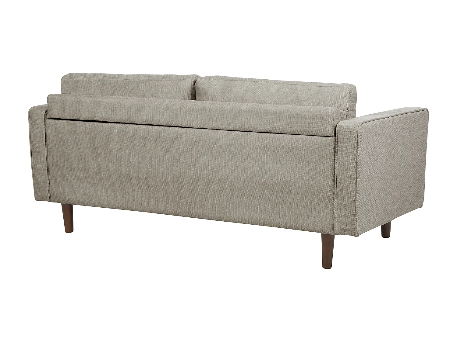 Sofa NURMO Stoff Taupe 3-Sitzer