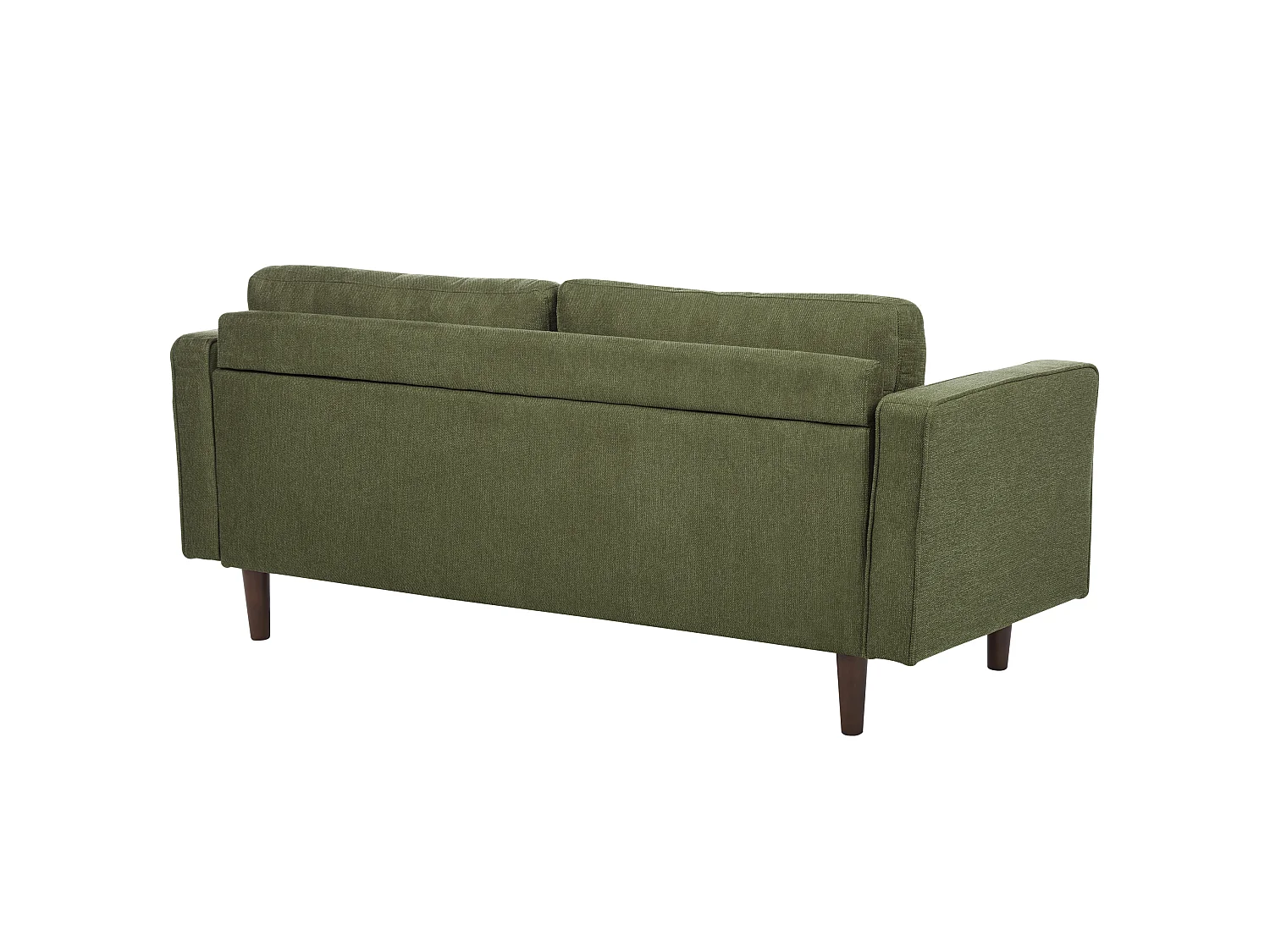 Canapé NURMO Tissu Vert foncé 3 places
