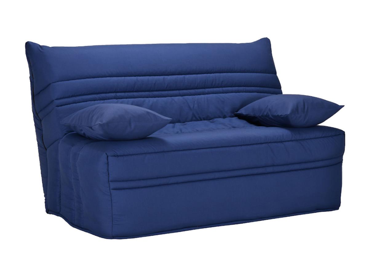 Schlafsofa Klappsofa - Schließhilfe - Baumwolle - 140 x 190 cm - Königsblau günstig online kaufen