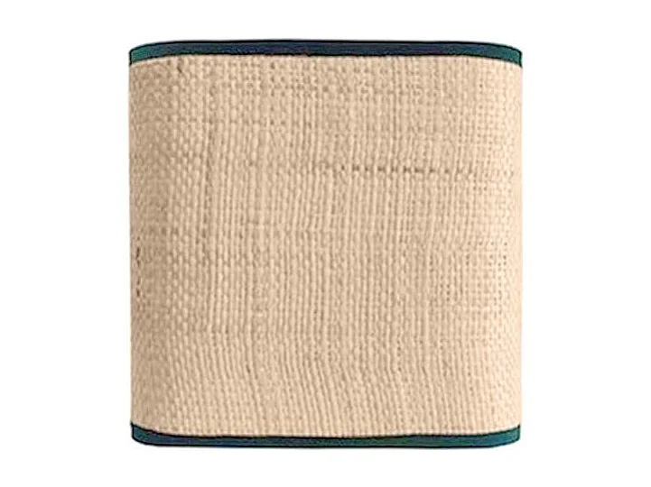 Abat-jour carré pour applique en raphia Germain