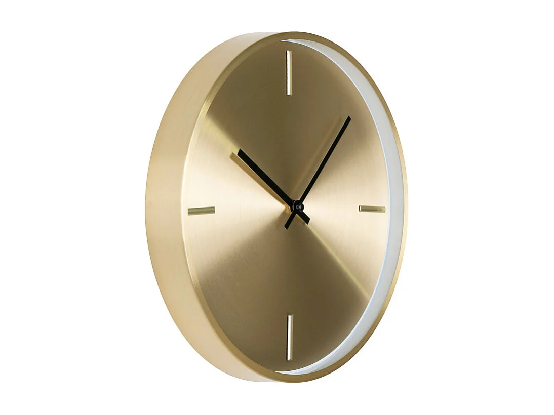 Istanbul - Horloge ronde en aluminium ø30cm : Couleur - Laiton