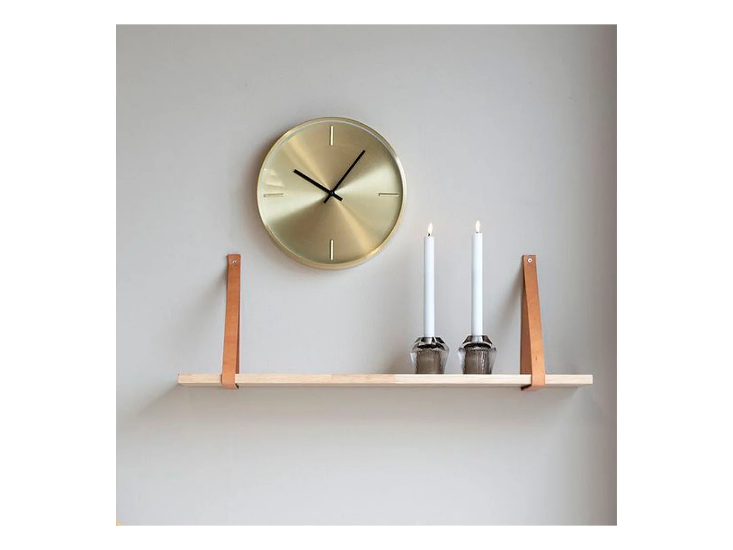 Istanbul Wanduhr Ø30cm Goldfarbenfarvet.