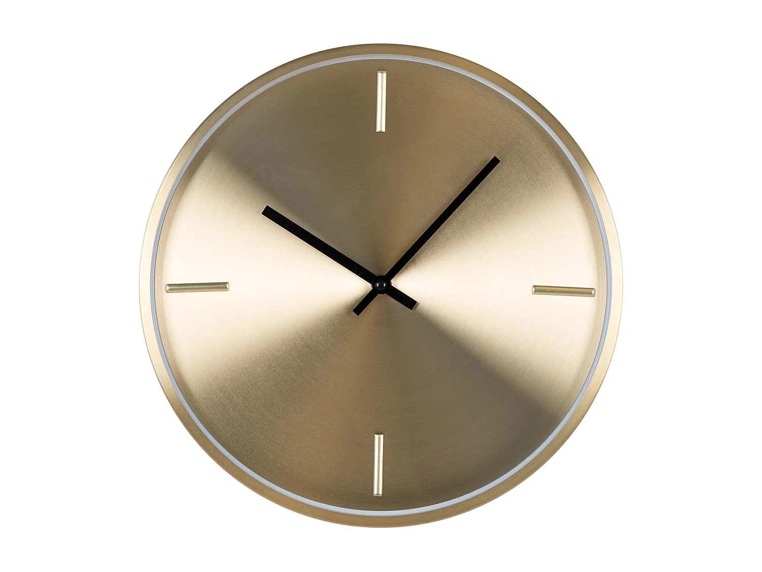 Istanbul - Horloge ronde en aluminium ø30cm : Couleur - Laiton