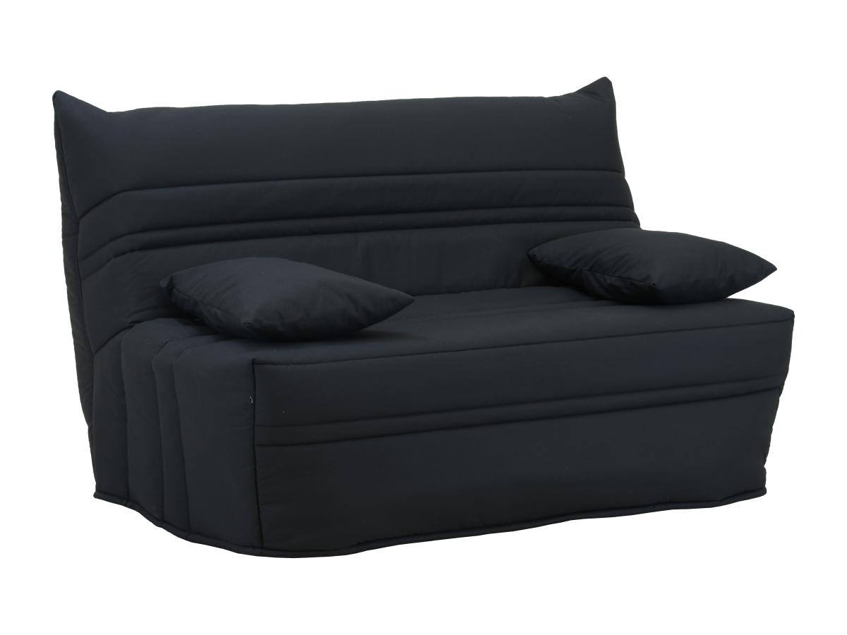 Schlafsofa Klappsofa - Schließhilfe - Baumwolle - 160 x 200 cm - Schwarz - günstig online kaufen