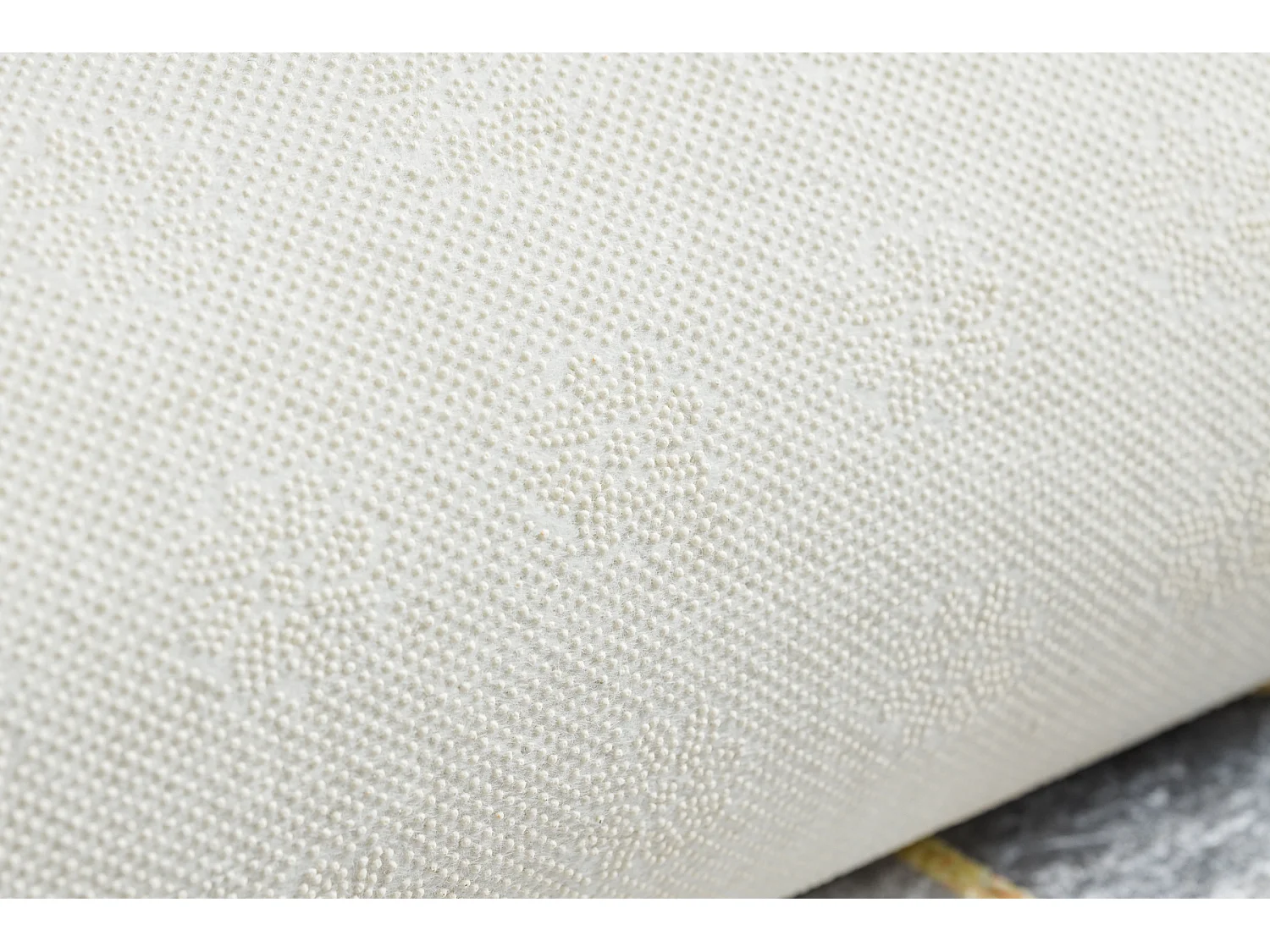 ANDRE 1171 tapijt wasbaar Kubus, geometrisch antislip - zwart / goud 120x170 cm