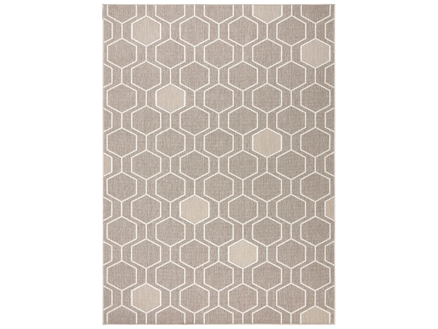 Tapijt SPRING 20404558 Zeshoek- beige kleuring 160x230 cm