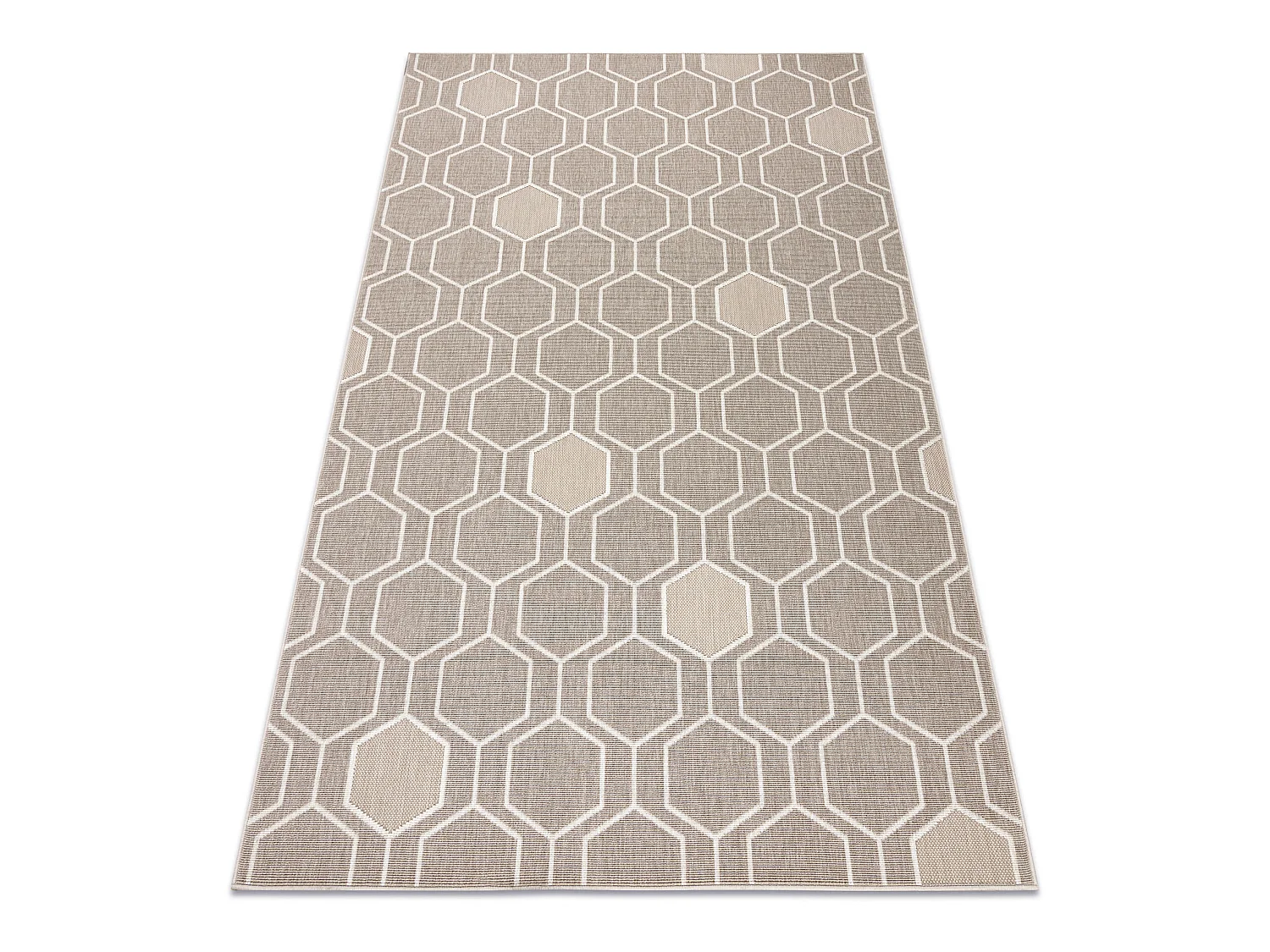 Tapijt SPRING 20404558 Zeshoek- beige kleuring 160x230 cm