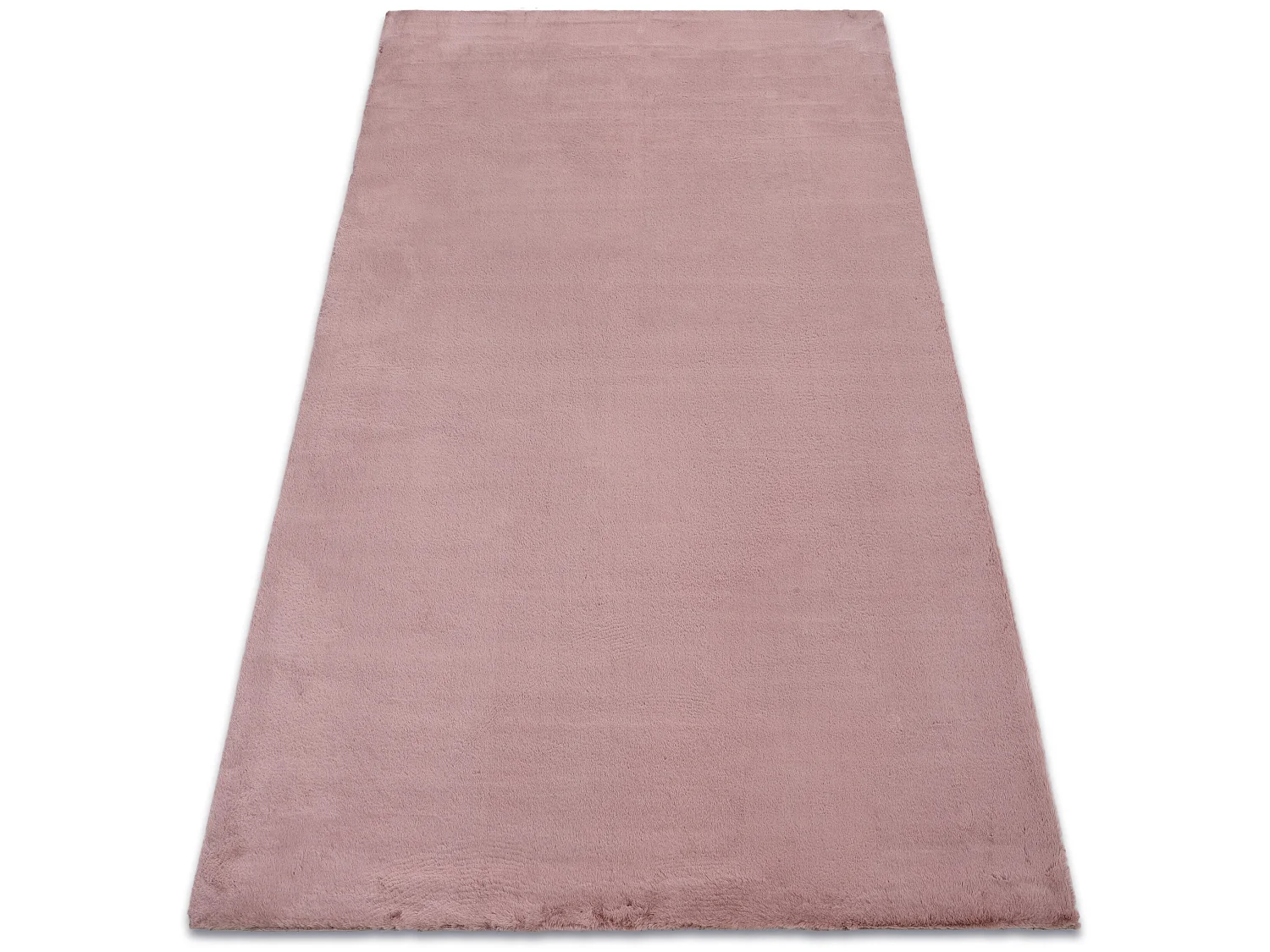 Tapijt BUNNY rozekleuring IMITATIE konijnenvacht 80x150 cm