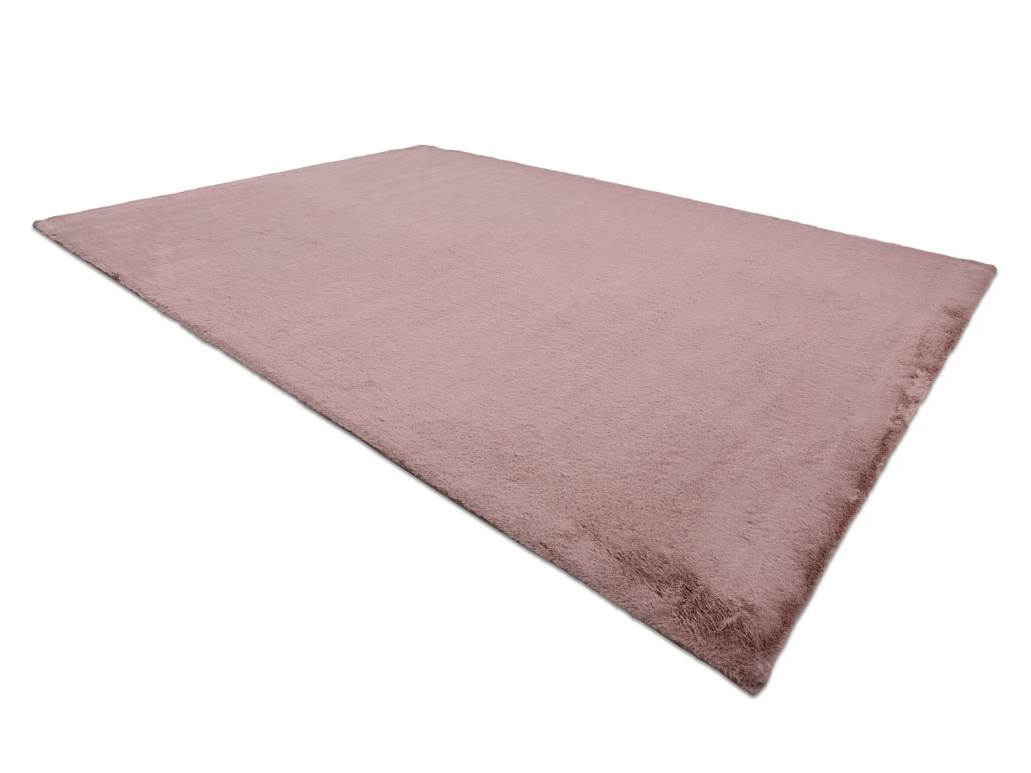 Tapijt BUNNY rozekleuring IMITATIE konijnenvacht 80x150 cm