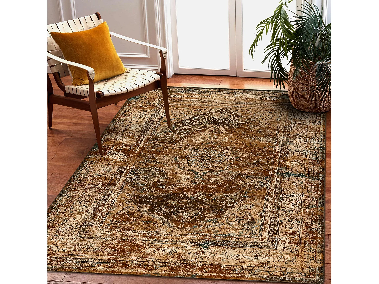 Tapijt SUPERIOR NURI Cognac  135x200 cm