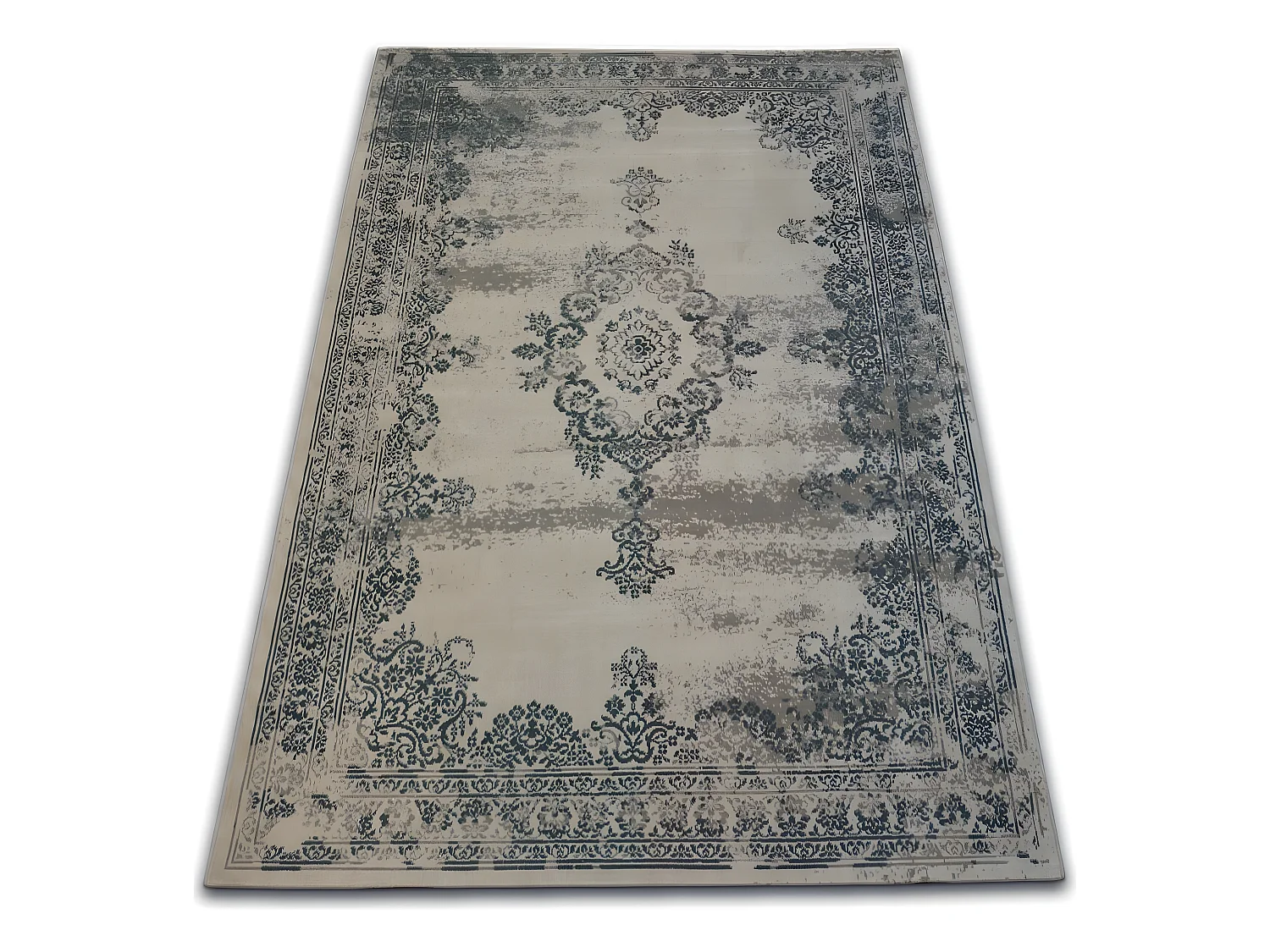 Tapis Vintage Rosette 22206/085 gris 160x230 cm