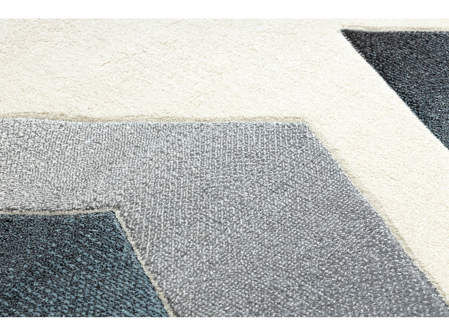 Tapijt ALTER Wild Geometrisch , blauw / grijskleuring 140x190 cm